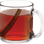 Libbey Clear Glass Coffee Mug, 13 oz - Clear - Propped