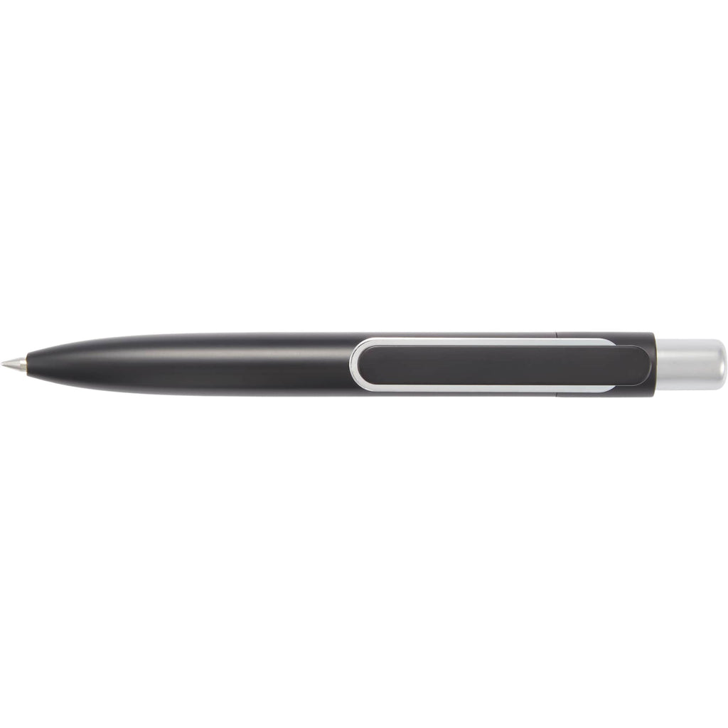 Liberty Mini Gel Pen in Recycled Aluminum - Black - Clip