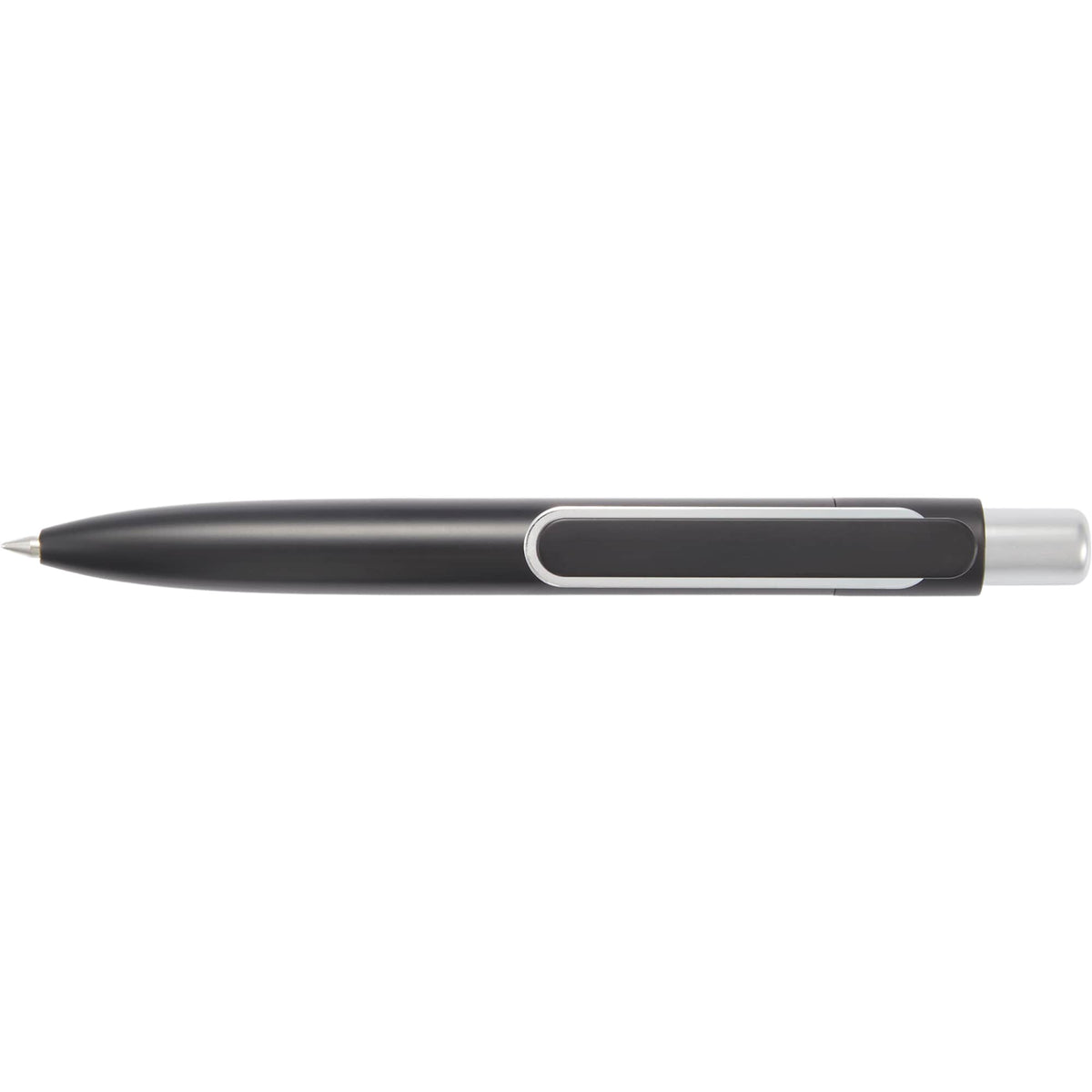 Liberty Mini Gel Pen in Recycled Aluminum - Black - Clip