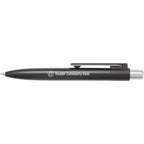 Liberty Mini Gel Pen in Recycled Aluminum - Black - Front
