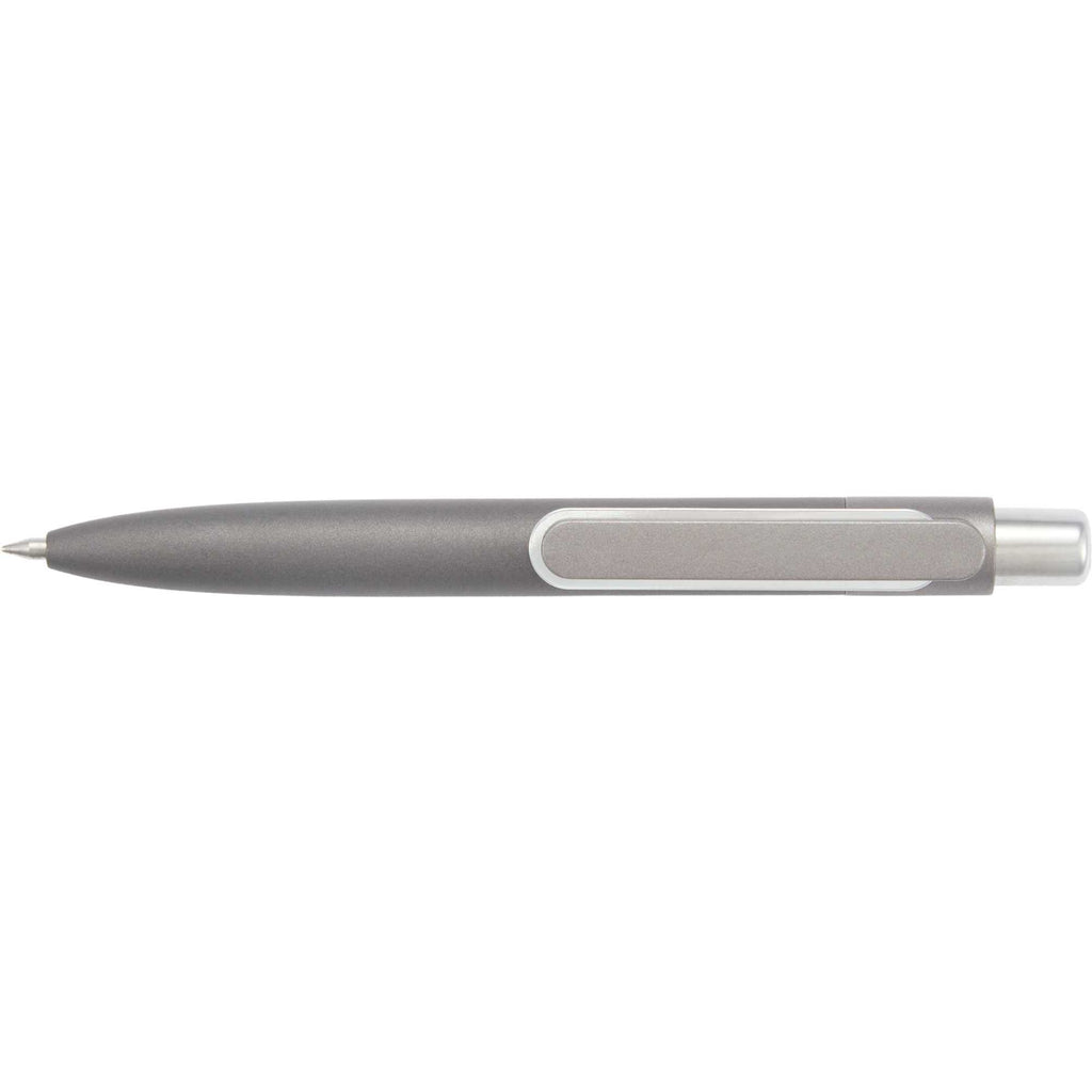 Liberty Mini Gel Pen in Recycled Aluminum - Gray - Clip