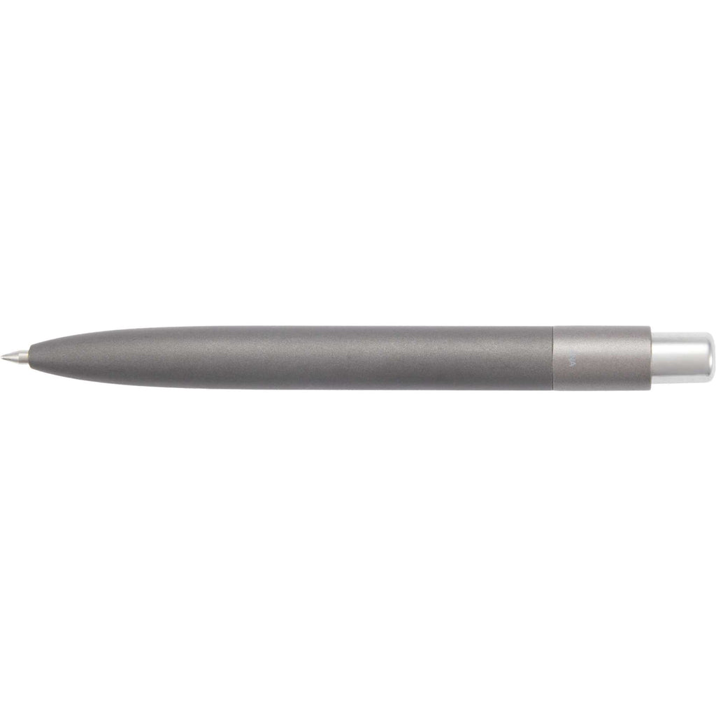 Liberty Mini Gel Pen in Recycled Aluminum - Gray - Top