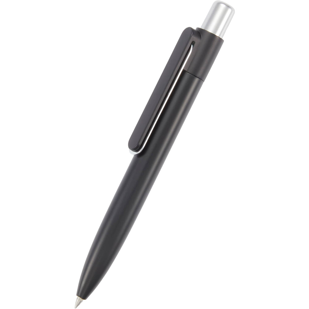 Liberty Mini Gel Pen in Recycled Aluminum Laser Engraving - Black - Detail