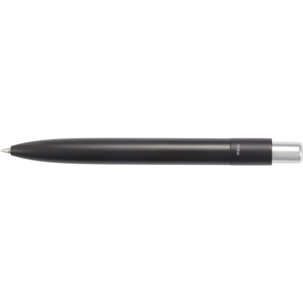 Liberty Mini Gel Pen in Recycled Aluminum Laser Engraving - Black - Top