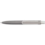 Liberty Mini Gel Pen in Recycled Aluminum Laser Engraving - Gray - Clip