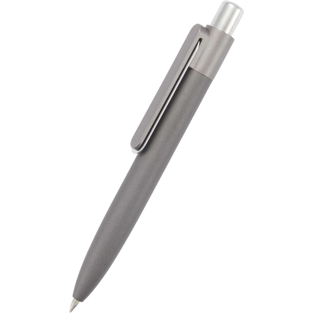 Liberty Mini Gel Pen in Recycled Aluminum Laser Engraving - Gray - Detail