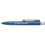 Liberty Mini Gel Pen in Recycled Aluminum Laser Engraving - Navy - Front