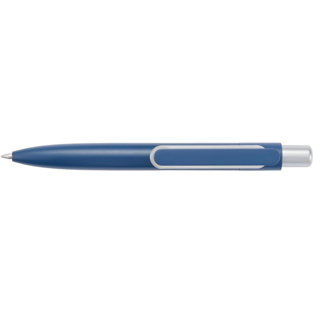 Liberty Mini Gel Pen in Recycled Aluminum - Navy - Clip
