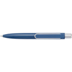 Liberty Mini Gel Pen in Recycled Aluminum - Navy - Clip