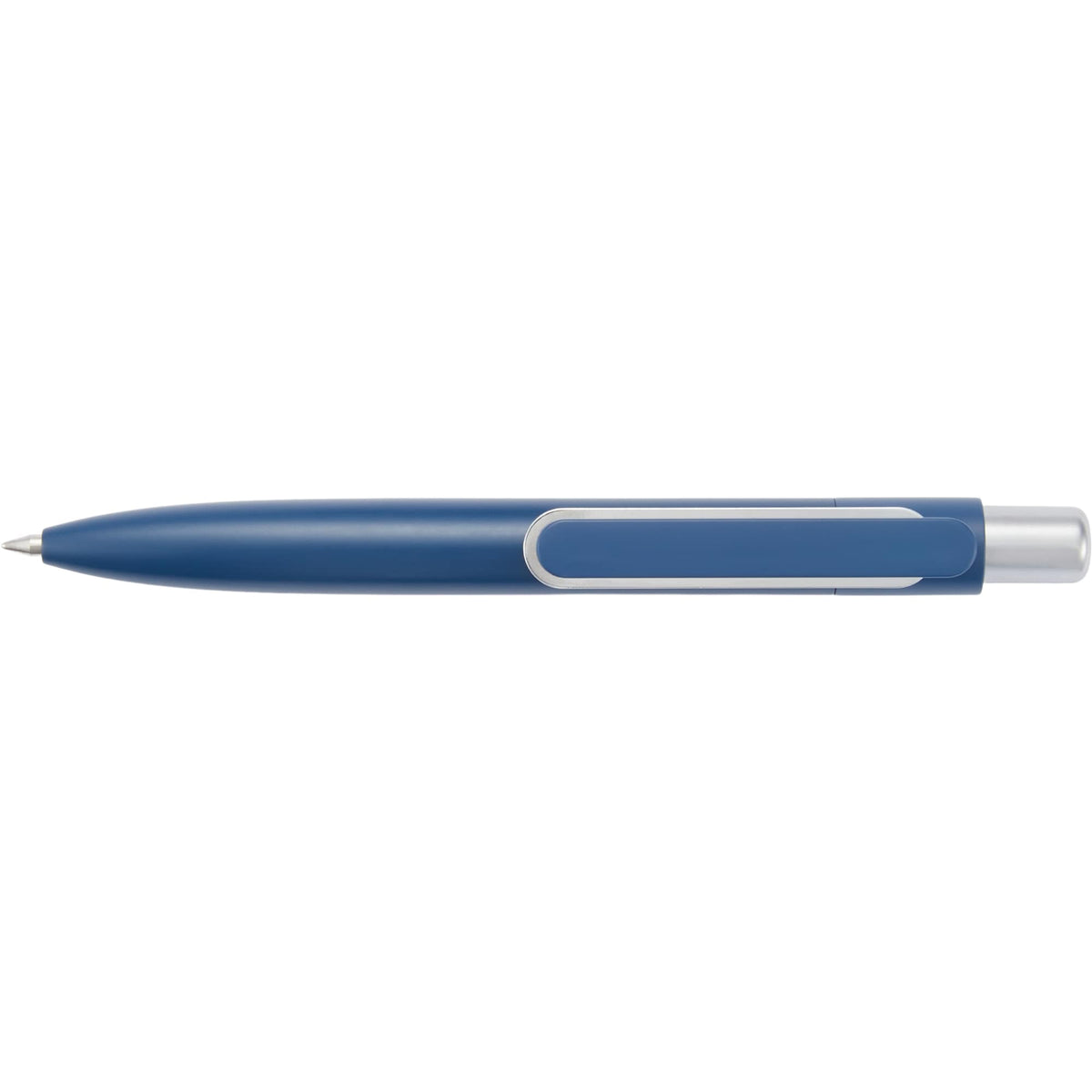 Liberty Mini Gel Pen in Recycled Aluminum - Navy - Clip