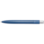 Liberty Mini Gel Pen in Recycled Aluminum - Navy - Top