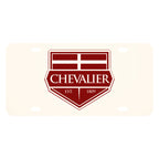 License Plate, 0.035 Gauge - White - Silk Screen