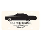 License Plate, 0.075 Gauge - White - Silk Screen