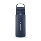 LifeStraw Go Stainless Steel Filter Bottle, 24 oz Laser Engraving - Aegean - View 2