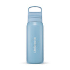 LifeStraw Go Stainless Steel Filter Bottle, 24 oz Laser Engraving - Icelandic - View 2