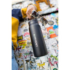 LifeStraw Go Stainless Steel Filter Bottle, 24 oz Laser Engraving - Nordic Noir - View 4