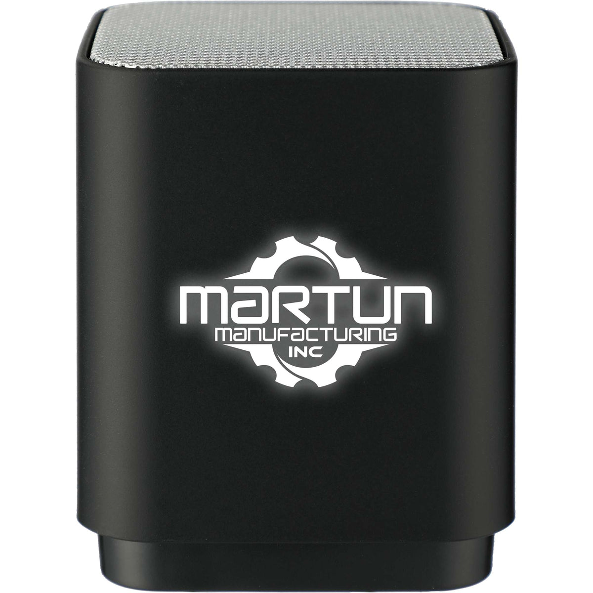 Light Up Bluetooth Speaker with LED Front Panel Laser Engraving - Black - Photo