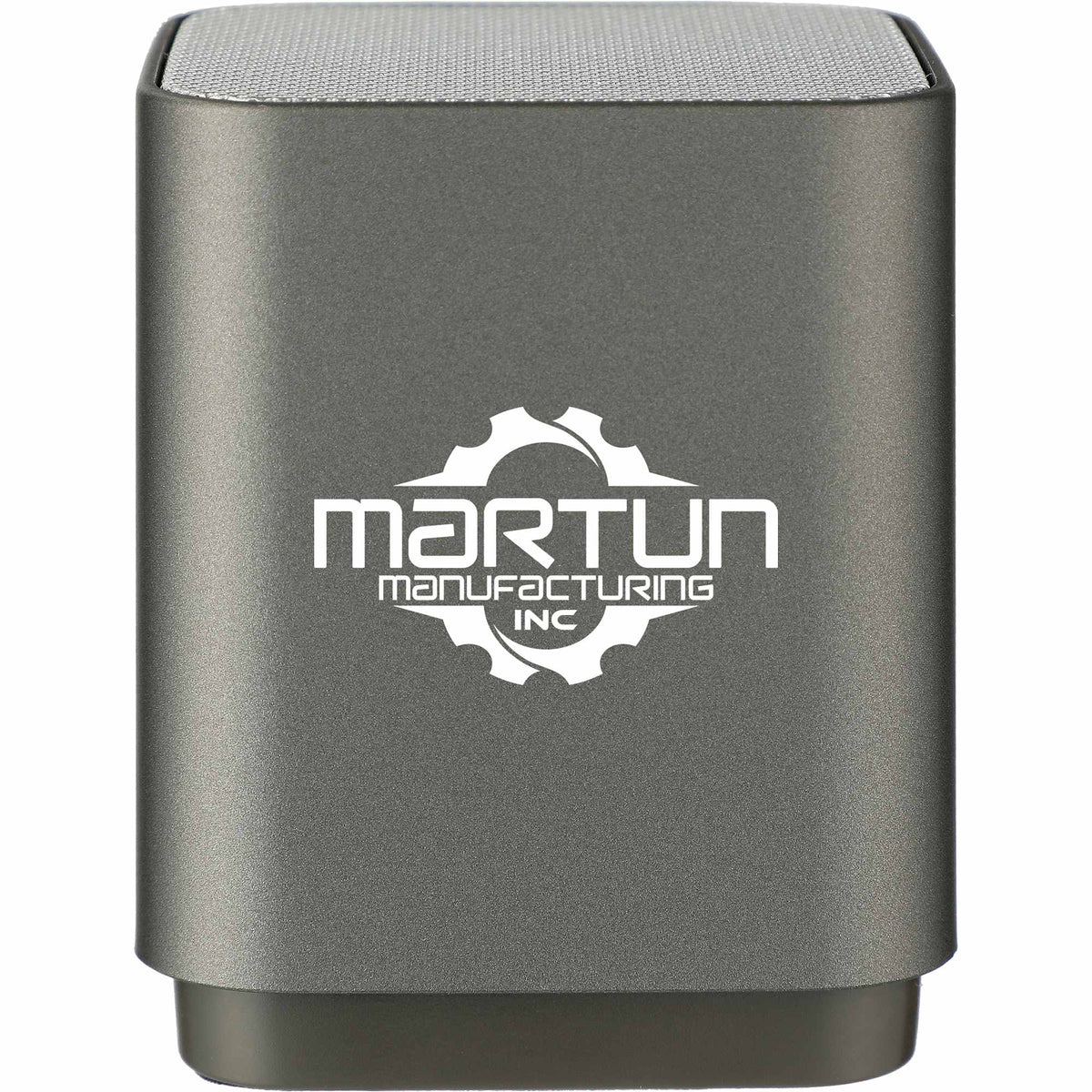Light Up Bluetooth Speaker with LED Front Panel Laser Engraving - Graphite - Front