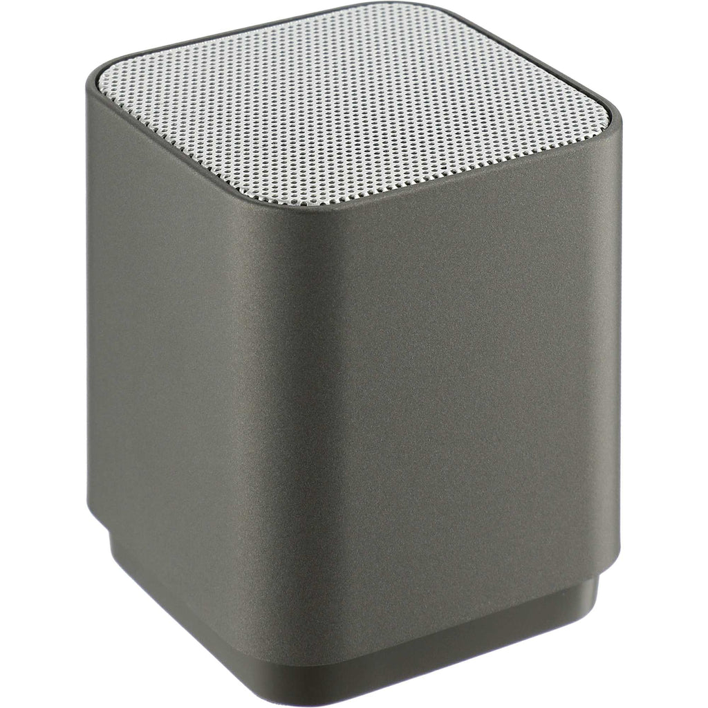Light Up Bluetooth Speaker with LED Front Panel Laser Engraving - Graphite - Photo