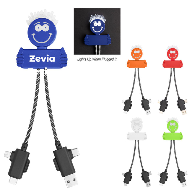 Light-Up Charging Guy with Multi-Cable