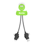 Light-Up Charging Guy with Multi-Cable - Pad Print