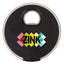 Light-Up LED Coaster - Black - Full Color
