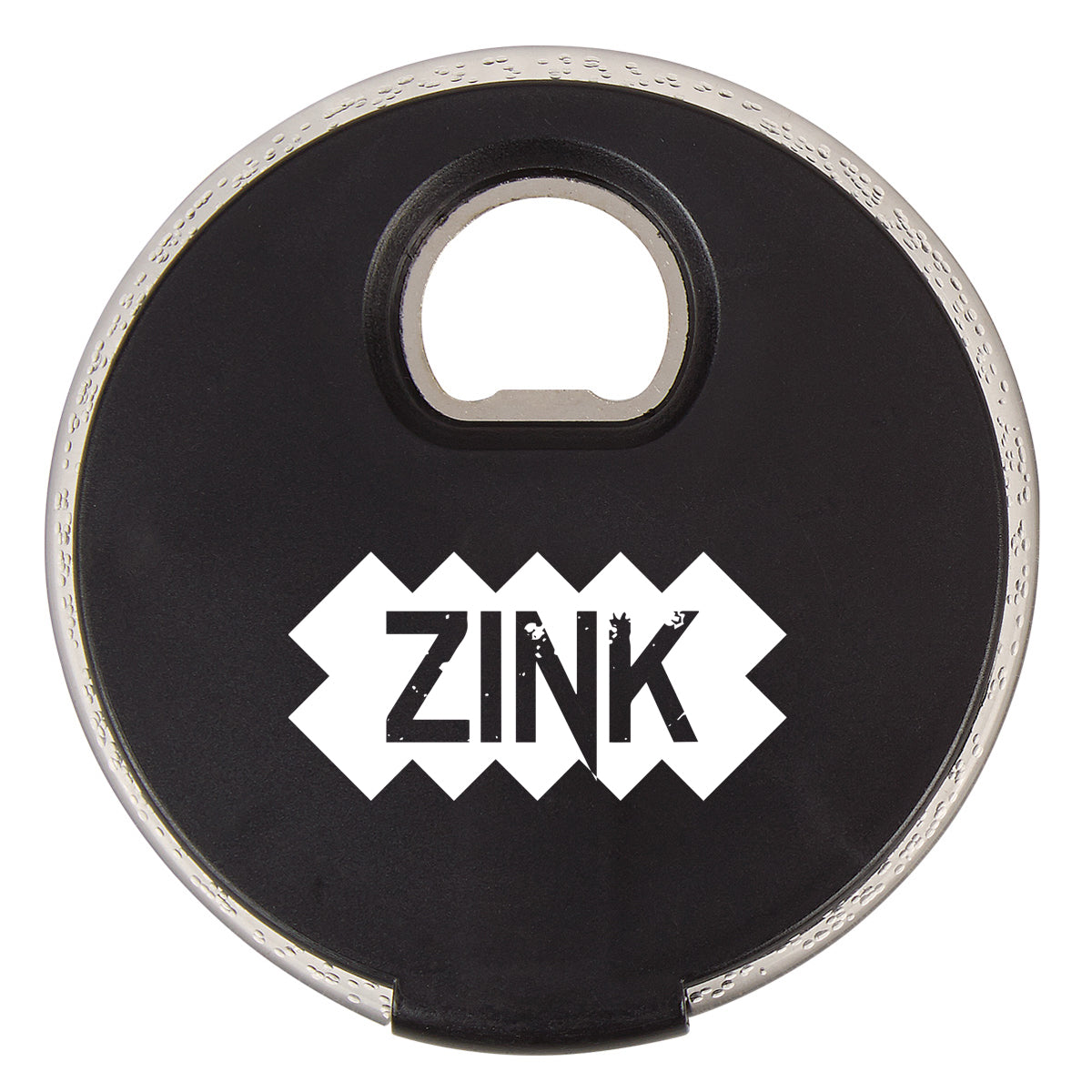 Light-Up LED Coaster - Black - Silk Screen