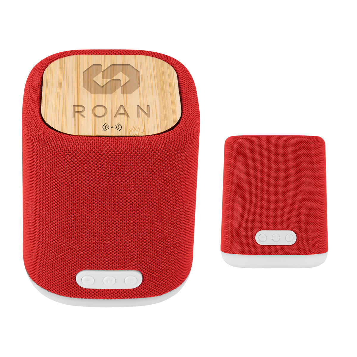 Light-Up Speaker and Wireless Charger, Recycled - Laser Engraving