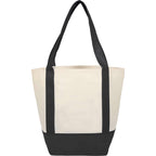 Lighthouse Mini Tote with Accent Trim Full Color - Black - Back