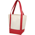 Lighthouse Mini Tote with Accent Trim Full Color - Red - Left Angle