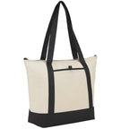 Lighthouse Non-Woven Tote Cooler for 24 Cans - Black - Right Angle