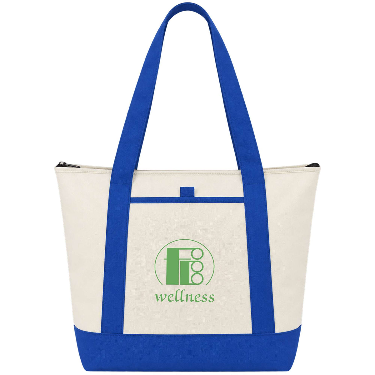 Lighthouse Non-Woven Tote Cooler for 24 Cans - Royal Blue - Photo