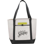Lighthouse Tote with Front Pocket and Pen Loop Full Color - Black - Photo 3