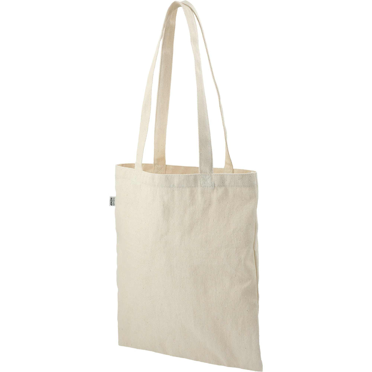 Lightweight Hemp Cotton Tote, 11 oz - Natural - Left Angle 2