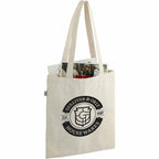 Lightweight Hemp Cotton Tote, 11 oz - Natural - Right Angle 2