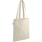 Lightweight Hemp Cotton Tote, 11 oz - Natural - Right Angle 3