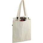 Lightweight Hemp Cotton Tote, 11 oz - Natural - Right Angle 4