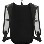 Lightweight Trail Running Backpack Full Color - Black - Back