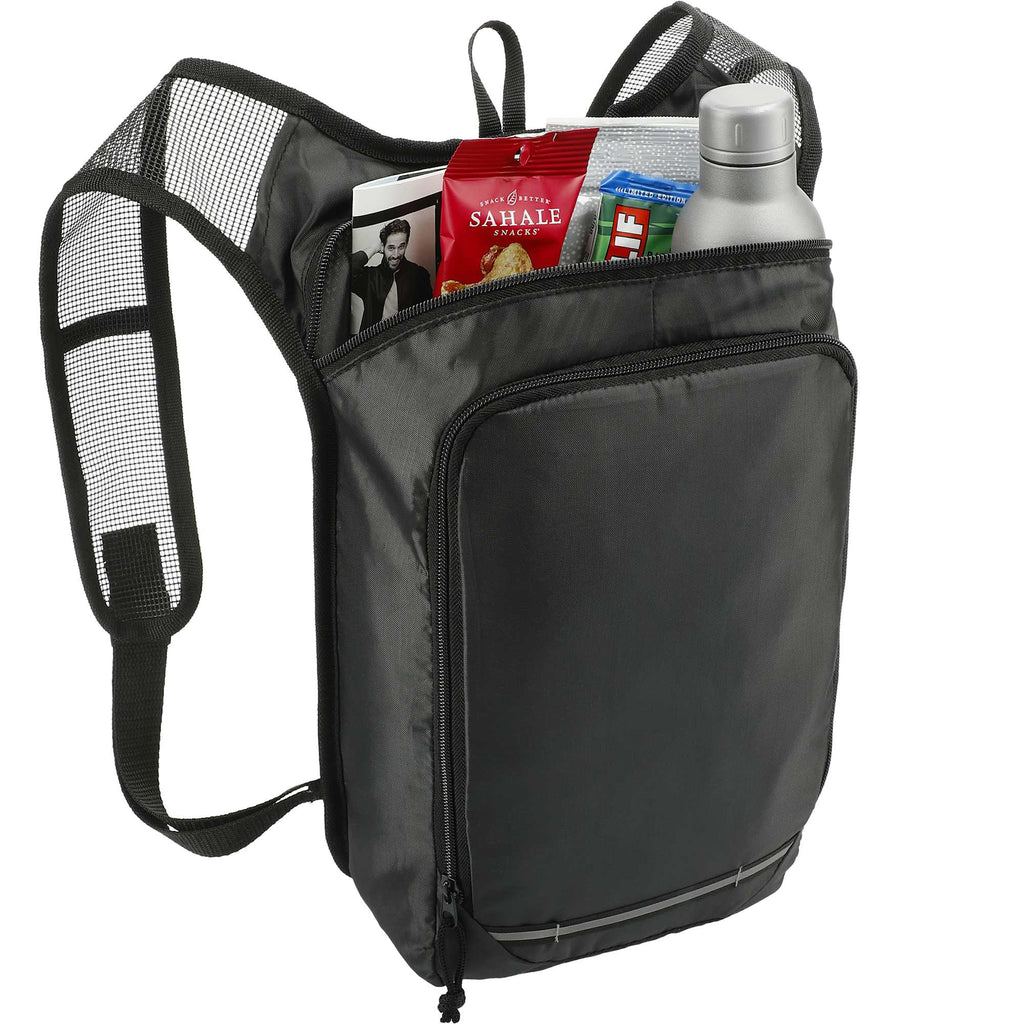 Lightweight Trail Running Backpack Full Color - Black - Right Angle 4