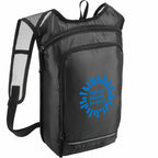 Lightweight Trail Running Backpack Full Color - Black - Right Angle