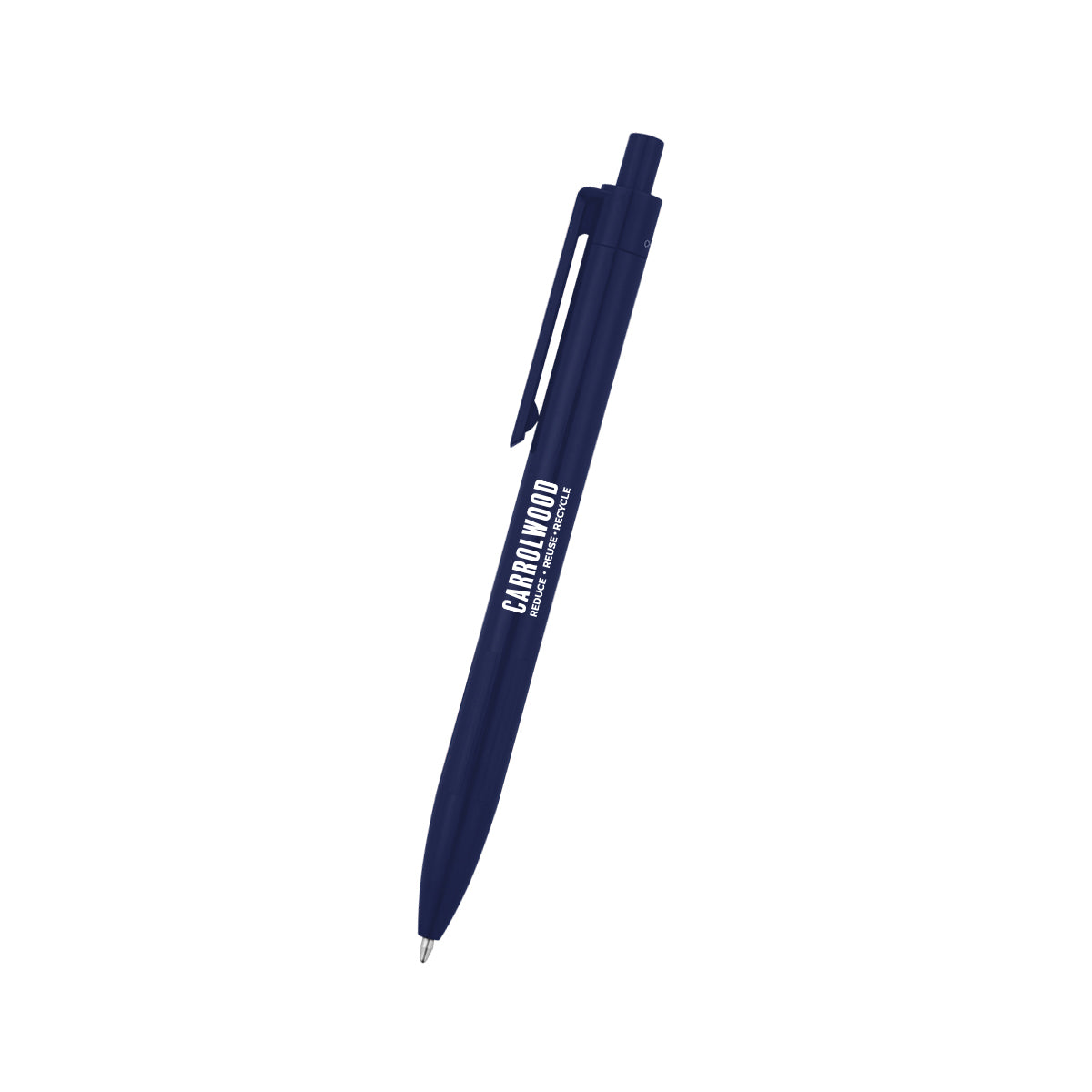 Lincoln Pen in Recycled ABS - Navy - Silk Screen