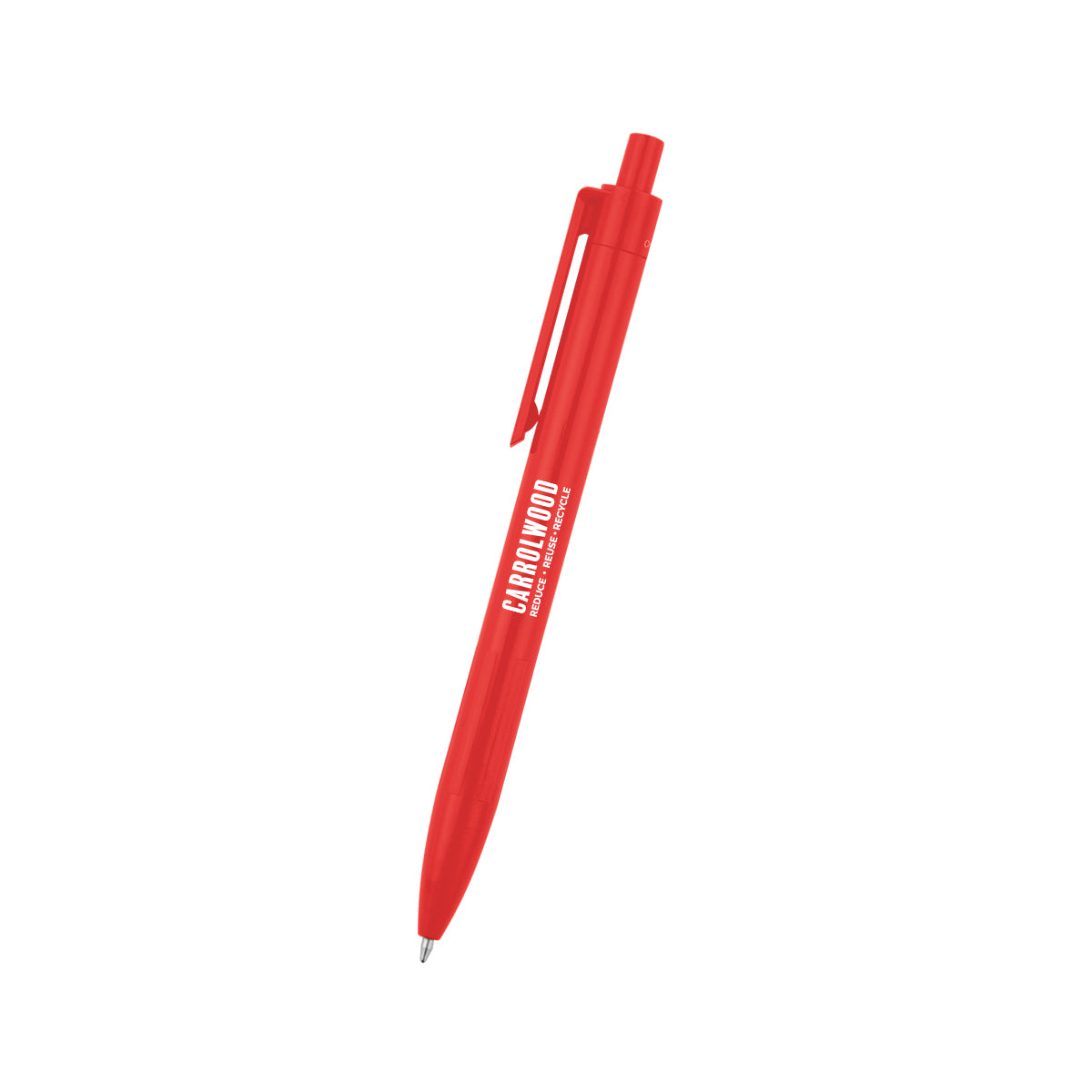 Lincoln Pen in Recycled ABS - Red - Silk Screen