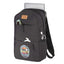 Linden Laptop Backpack with USB Port, 15 Inch Embroidery - Charcoal - Front