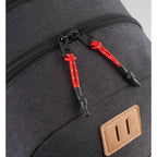 Linden Laptop Backpack with USB Port, 15 Inch Embroidery - Charcoal - Photo 2