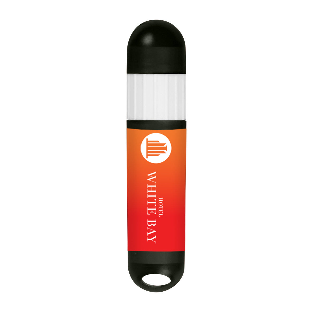 Lip Balm and Sunstick in One - Black - White_Label