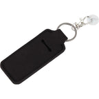 Lip Balm Holder Bottle Charm in Neoprene - Black - Left Angle