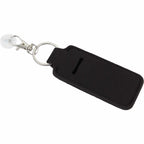 Lip Balm Holder Bottle Charm in Neoprene - Black - Right Angle