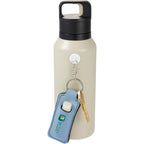 Lip Balm Holder Bottle Charm in Neoprene - Light Blue - Detail