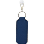 Lip Balm Holder Bottle Charm in Neoprene - Navy - Back