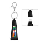 Lip Moisturizer in a Squeeze Tube with Key Ring - Black - White_Label_4CP